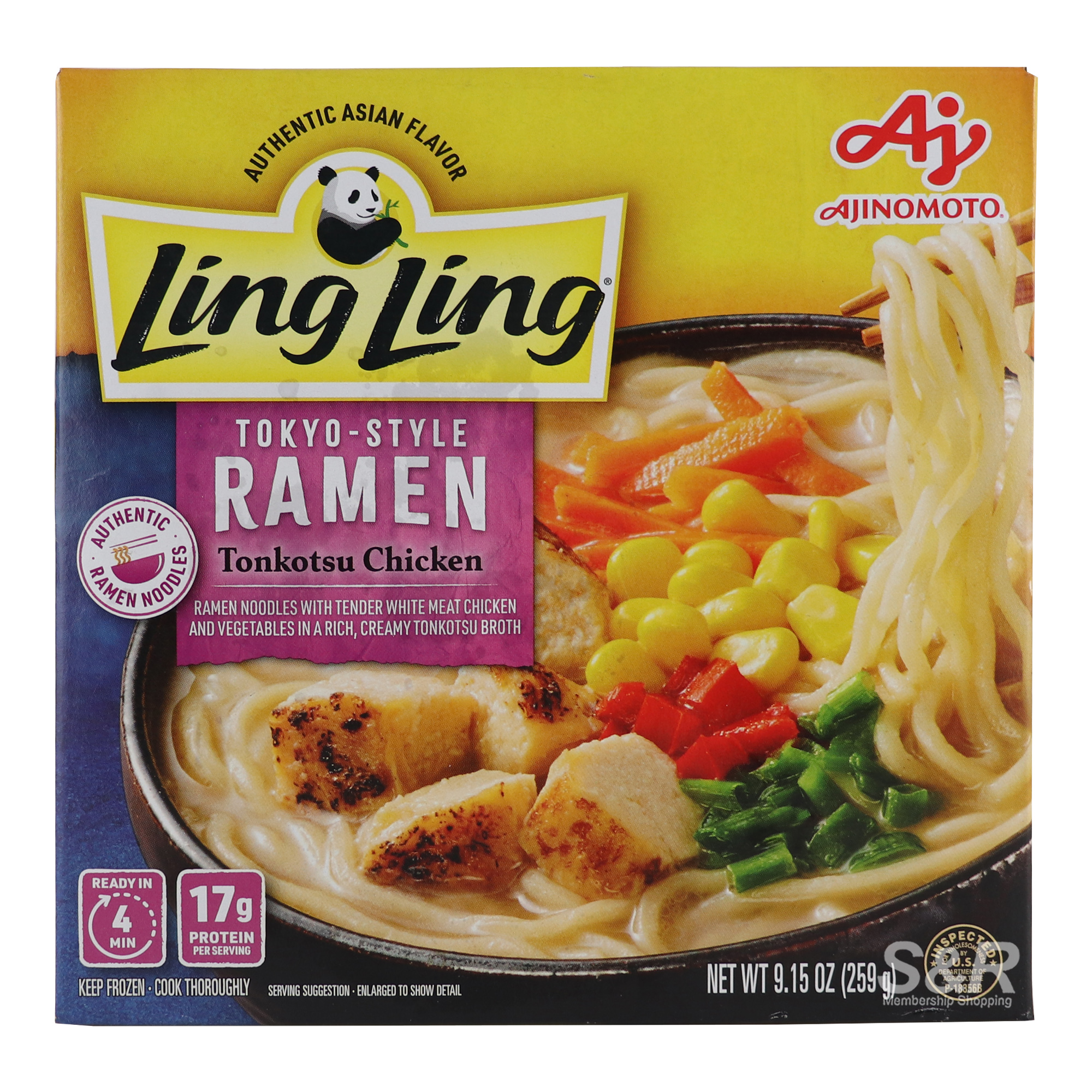 Ajinomoto Ling Ling Tokyo-Style Ramen Tonkotsu Chicken 259g Ajinomoto Ling Ling Tokyo-Style Ramen Tonkotsu Chicken 259g